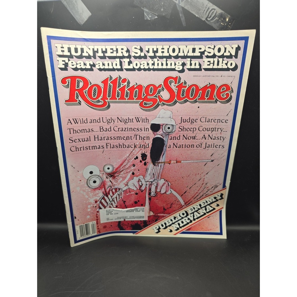 Hunter S. Thompson and Nirvana Rolling Stone Magazine #622 - 1992